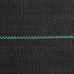 vidaXL Membrane anti-mauvaises herbes noire 1 5 x 100 m PP