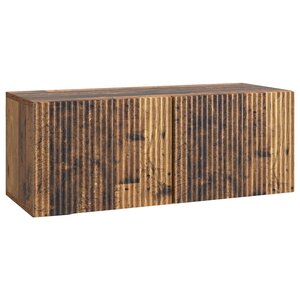 vidaXL Meuble TV mural Bois ancien 78 5 x 31 x 30 cm Bois d'ingénierie