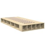 vidaXL Cadre de lit sans matelas chêne sonoma 100x200 cm