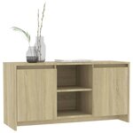 vidaXL Meuble TV Chêne sonoma 102x37 5x52 5 cm Bois d'ingénierie