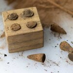 DIY encens - Moule en bois pour 4 cônes