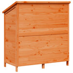 vidaXL Abri de jardin avec toit Marron 106 5 x 56 x 113 5 cm