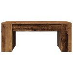 vidaXL Table basse vieux bois 102x55x42 cm bois d'ingénierie
