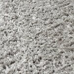 vidaXL Tapis shaggy à poils hauts Gris 120x170 cm 50 mm