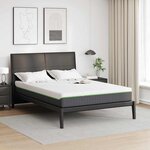 vidaXL Matelas Blanc  Gris 140 x 190 cm Mousse