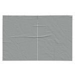 vidaXL Mur de tente de fête 2 Pièces Gris clair 400 x 195 cm PE et acier