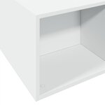 vidaXL Cadre de lit sans matelas blanc 135x190 cm
