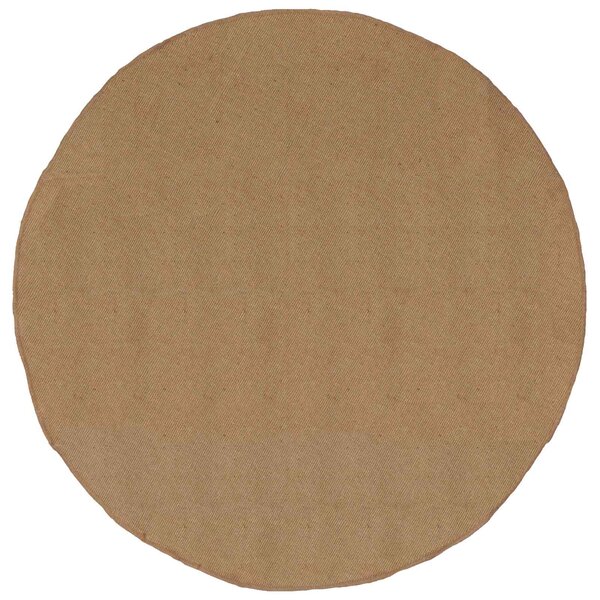 vidaXL Tapis de surface Naturel Ø 210 cm Jute