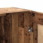 vidaXL Bibliothèque vieux bois 82 5x30 5x150 cm bois d'ingénierie