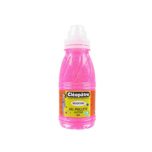 Gel pailleté - Néfertari - Rose néon - Flacon de 250 ml - Cléopâtre