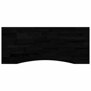 vidaXL Dessus de bureau marron foncé bois chêne massif rectangulaire