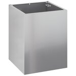 vidaXL Cache-pot de jardin Argenté 50 x 32 x 40 cm Acier galvanisé