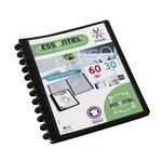 Protège-documents MAXI GEODE Couv personnalisable. 60 vues. Coloris noir VIQUEL