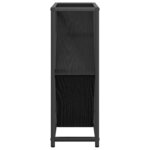 vidaXL Étagère à vin Chêne noir 51 x 18 x 52 5 cm Bois d'ingénierie