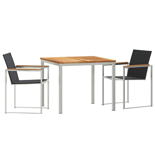 vidaXL Ensemble de salle à manger pour jardin 3 Pièces