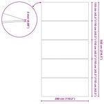 vidaXL Tapis de piscine Noir 550 x 280 x 0 1 cm Tissu non tissé