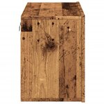 vidaXL Meuble TV mural vieux bois 60x30x41 cm