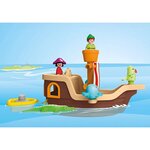 PLAYMOBIL 71769 - JUNIOR & Disney : Peter Pan et bâteau pirate