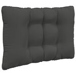 vidaXL Coussin de canapé d'extérieur 3 Pièces Anthracite Polyester