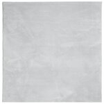 vidaXL Tapis HUARTE à poils courts doux et lavable gris 120x120 cm