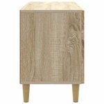 vidaXL Meuble TV Chêne Sonoma 99 x 34 5 x 50 cm Bois d'ingénierie