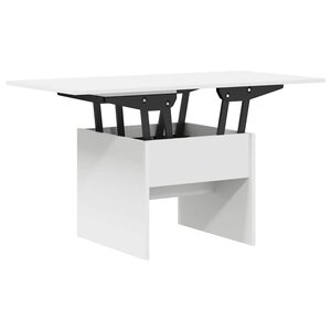 vidaXL Table basse Blanc 55 x 54 5 x 45 cm Bois d'ingénierie