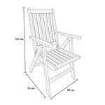 Ensemble de jardin - 7 pièces - 180-240 cm - Nuria