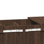 vidaXL Table basse chêne marron 80x55x40 cm bois d'ingénierie