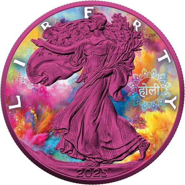 Pièce de monnaie en Argent 1 Dollar g 31.1 (1 oz) Millésime 2025 HOLI