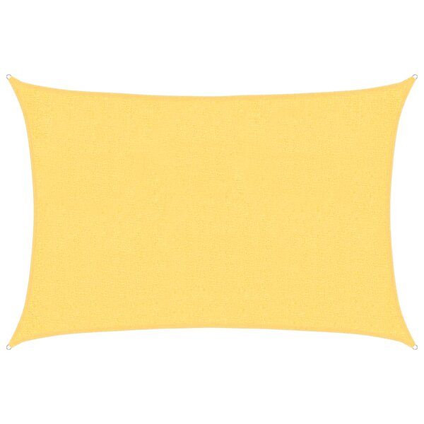 vidaXL Voile d'ombrage 160 g/m² Beige 2x3 m PEHD