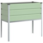vidaXL Jardinière Vert Pastel 100 x 45 x 90 cm Acier galvanisé