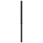 vidaXL Cadres d'établi réglables 2 Pièces Métal 55x(69-95 5) cm Noir