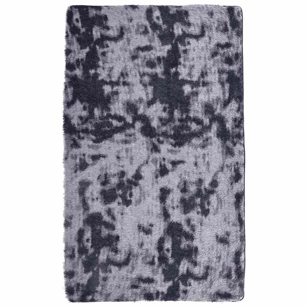 vidaXL Tapis Shaggy à poils longs NAVARRA gris foncé 80x150 cm