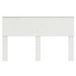 vidaXL Tête de lit Blanc Brillant 140 cm Bois d'ingénierie