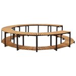 vidaXL Cadre de spa 273x53 cm bois d'acacia massif