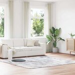 vidaXL Tapis Shaggy à poils longs NAVARRA gris clair 240x240 cm