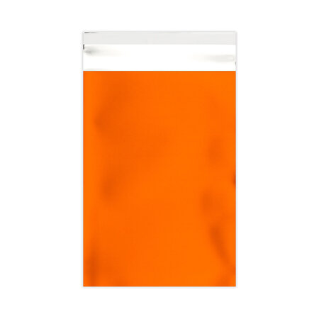 Lot de 100 sachet alu mat orange 162x114 mm (c6)