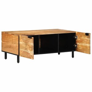 vidaXL Table basse Marron 100 x 54 x 40 cm Bois d'acacia massif