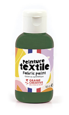 Peinture Textile Vert Foret 50 ml
