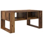 vidaXL Table basse Bois ancien 92 x 53 x 45 cm Bois d'ingénierie