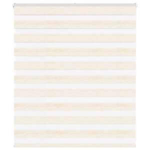 vidaXL Store zèbre beige marbré largeur du tissu 130 9 cm polyester