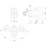 Bahco enrouleur de tuyau d'air 15 m bphrc1015