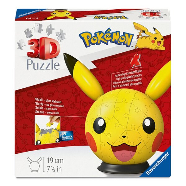 Puzzle 3D 72 pieces - Pikachu