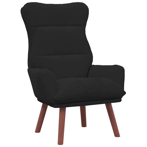 vidaXL fauteuil Noir 69 x 74 x 93 cm Velours