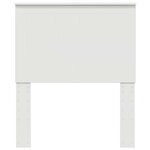 vidaXL Tête de lit avec tête de lit Blanc 80 cm Bois d'ingénierie