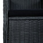 vidaXL Ensemble à manger d'extérieur 9 Pièces et coussins résine tressée