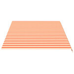 vidaXL Tissu de remplacement pour auvent Jaune et orange 5x3 5 m