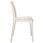 vidaXL Chaises de jardin lot de 2 crème 50x46x80 cm polypropylène