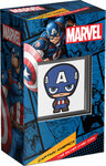 Pièce de monnaie en Argent 2 Dollars g Millésime 2023 Chibi CAPTAIN AMERICA