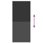 Store enrouleur occultant 80 x 230 cm noir